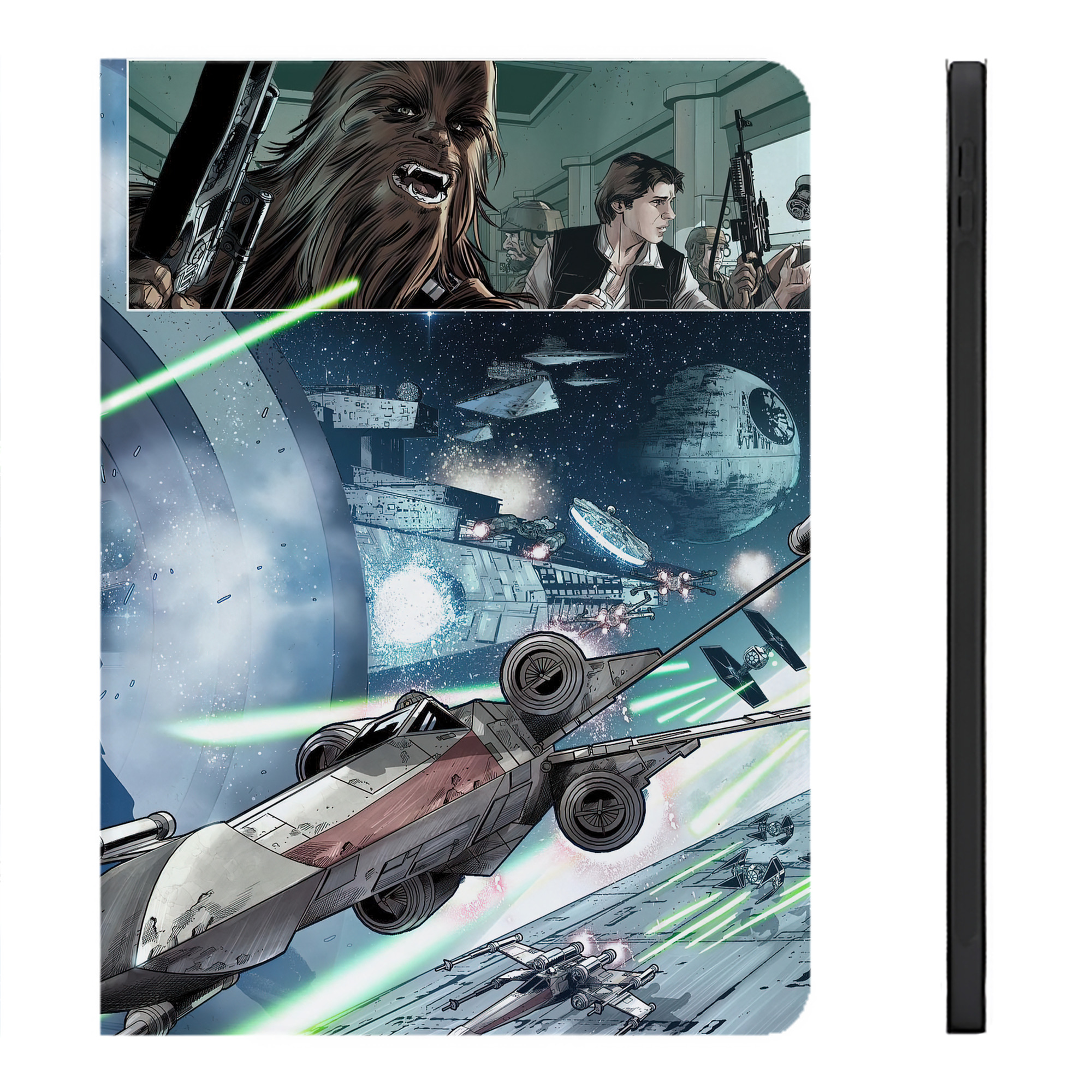 （画像用） スター・ウォーズ Star Wars IPadケース ペンホルダー付き ブックスタイルデザイン